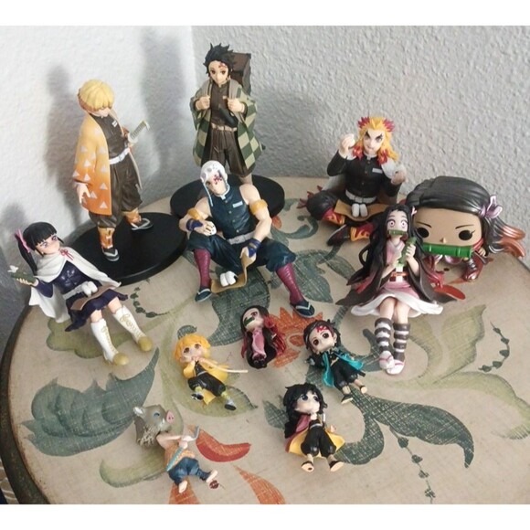 Demon Slayer Anime Figures Lot Of 12